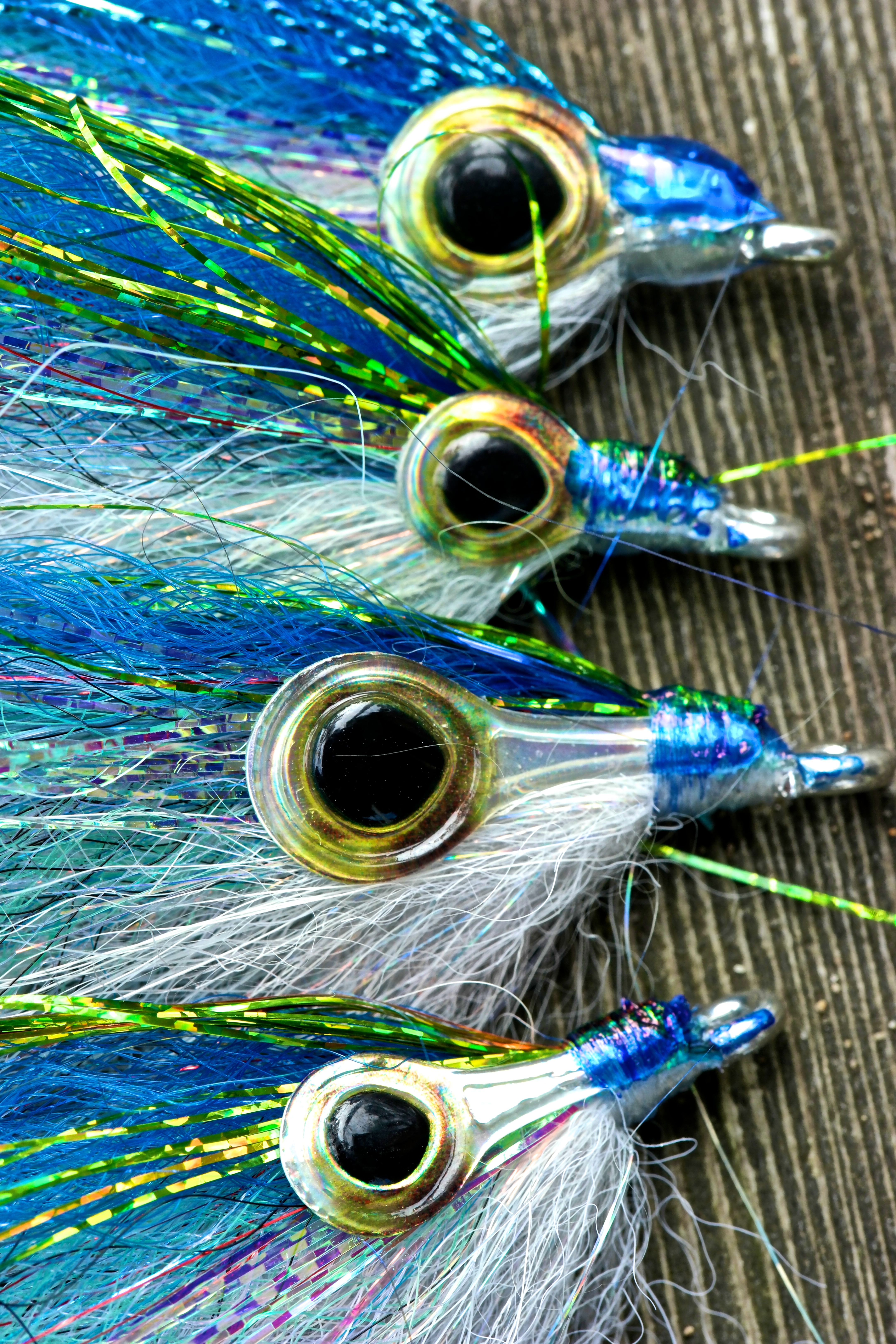 Lure Jig 15mm 3D Iridescent #2 / 150 Soft Molded 3D Holographic Fish Eyes Fly 